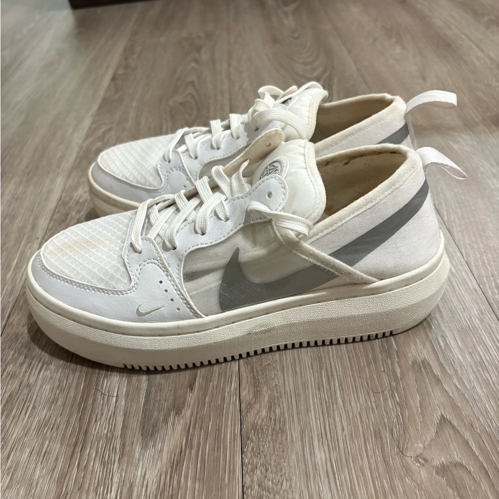 Nike White and Cream Sneakers